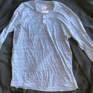 Blue comfort button shirt